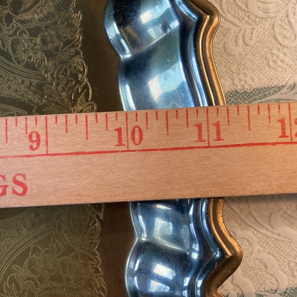 SEIDEN BRASS TRAY, appx. 11 x 14” w/ a little tarnishing, still beautiful.  $44 - Picture 7 of 10